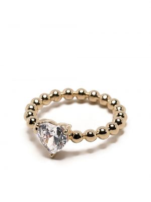 Křišťálový prsten Apm Monaco zlatý