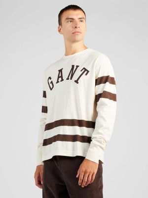 Marškinėliai Gant ruda