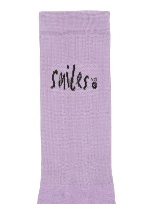Čarape Smiles ljubičasta