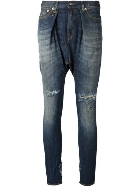 Straight fit jean pantolon R13 mavi