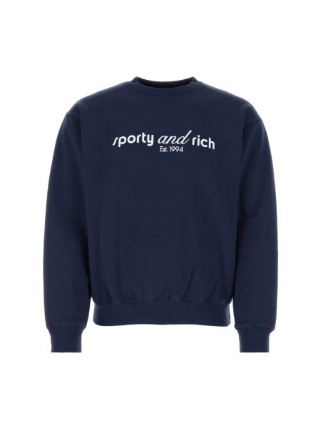 Sweatshirt Sporty & Rich blau