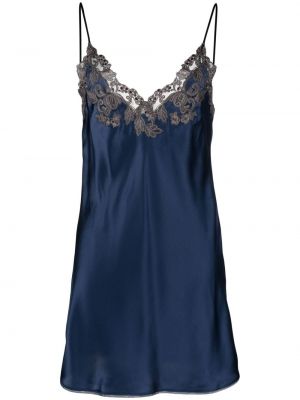 Sukienka koronkowa La Perla - Niebieski