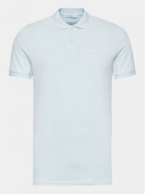 Polo marškinėliai slim fit Manuel Ritz mėlyna
