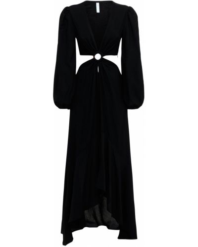 Макси рокля Jonathan Simkhai черно