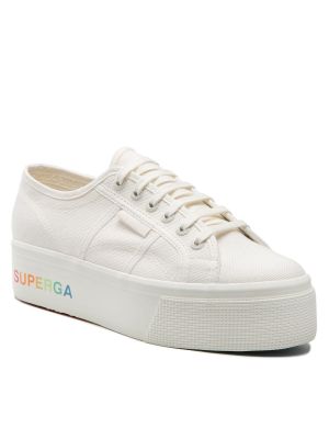 Ниски обувки Superga бяло