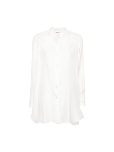 Biała jedwabna koszula Parosh