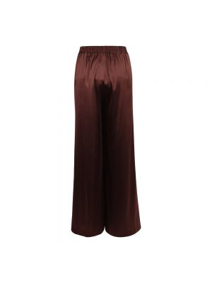 Pantalones de seda Gianluca Capannolo marrón