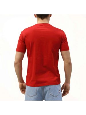 Camiseta de cuello redondo Champion rojo