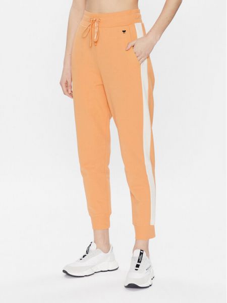 Спортивные брюки стандартного кроя Weekend Max Mara оранжевый