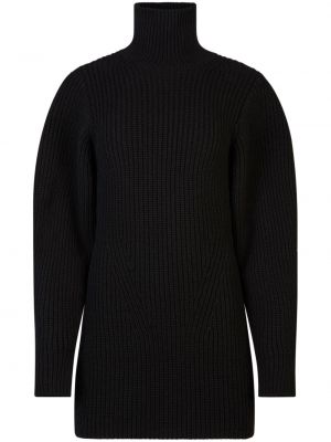 Chunky tipa džemperis ar augstu apkakli Nina Ricci melns