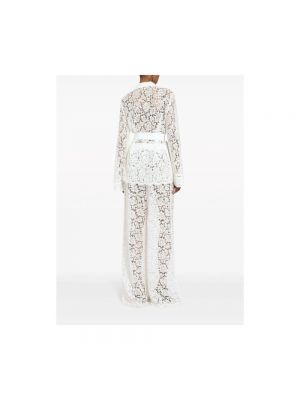 Spodnie koronkowe Dolce And Gabbana białe