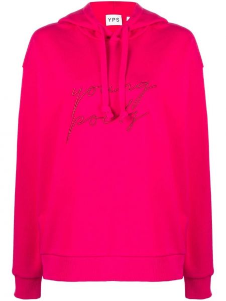 Hoodie Young Poets rosa