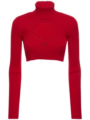 Пуловер Courreges червено