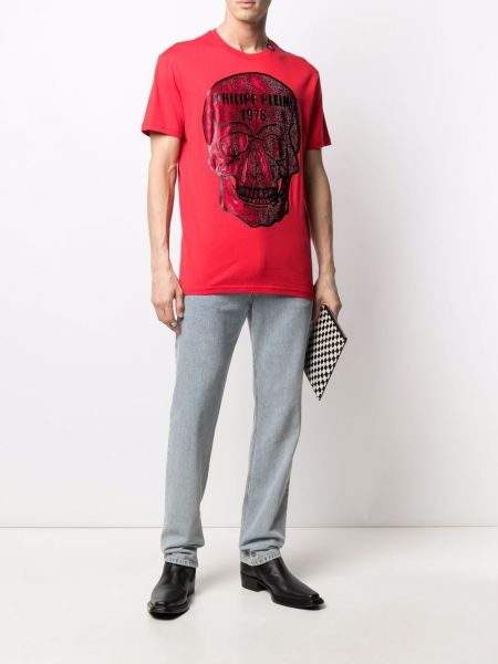 Camiseta Philipp Plein rojo