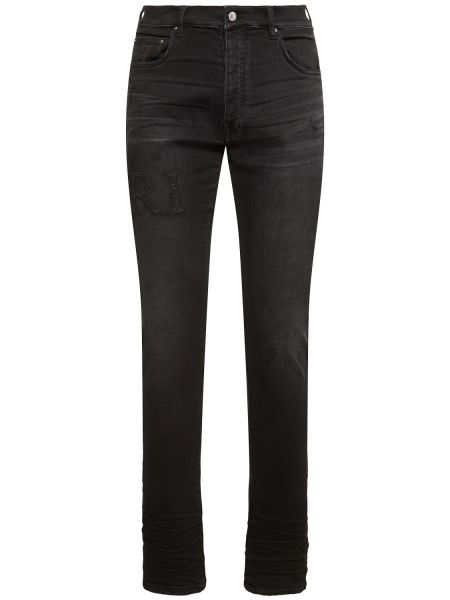 Jeans i jacquard Amiri svart