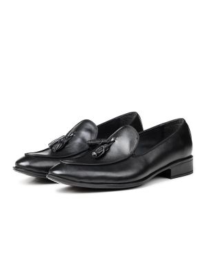 Δερμάτινα loafers Ducavelli μαύρο