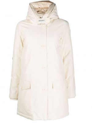 Huva parkas Woolrich vit