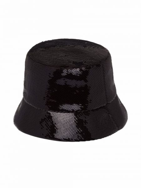 Pailletten mütze Prada schwarz