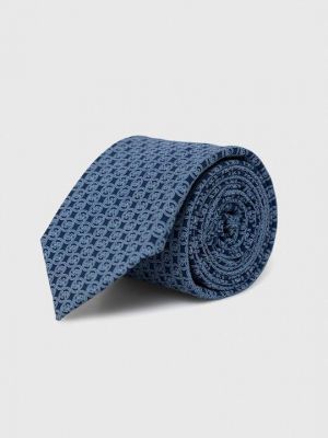 Синий шелковый галстук Michael Kors