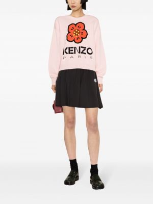 Pull à fleurs Kenzo rose