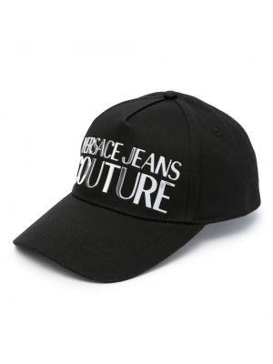 Памучна шапка с козирки Versace Jeans Couture
