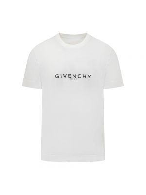 Koszulka slim fit z nadrukiem Givenchy biała