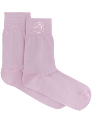 Bavlnené ponožky s výšivkou Ambush ružová