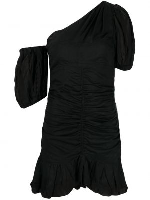Asimetrična mini haljina Marant Etoile crna