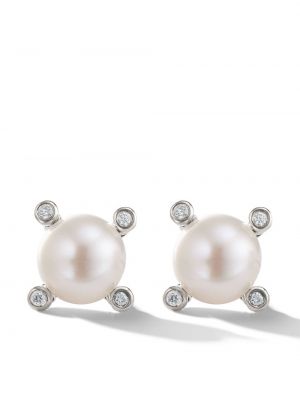 Boucles d'oreilles David Yurman argenté