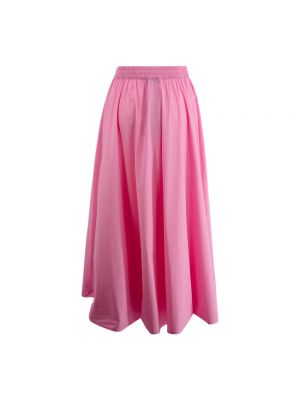 Falda midi Herno rosa
