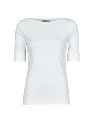 Tričko s dlouhým rukávem Lauren Ralph Lauren bílé