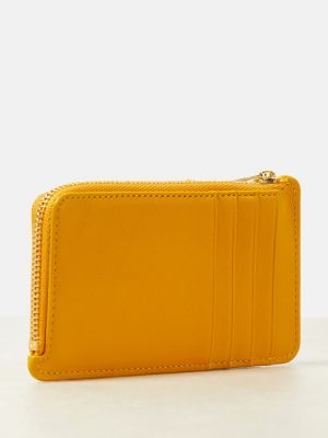 Kožená peněženka Loewe žlutá