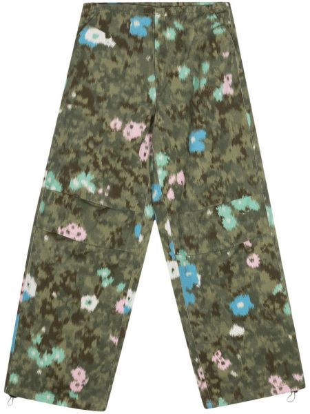 Pantaloni largi cu model floral cu imagine Essentiel Antwerp