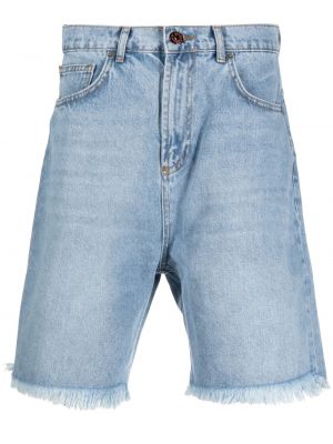 Shorts di jeans con stampa Vision Of Super blu