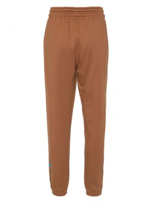 Pantalon en coton Adidas By Stella Mccartney marron