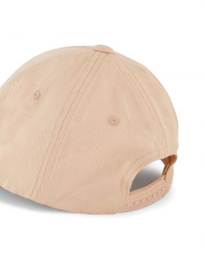 Medvilninis kepurė su snapeliu Armani Exchange smėlinė