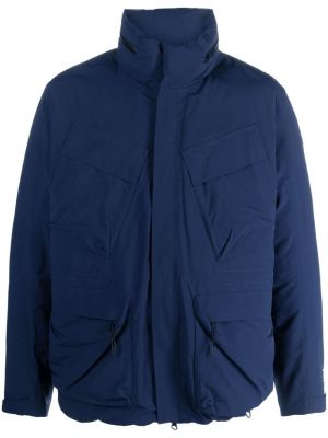 Páperová bunda s potlačou C.p. Company modrá