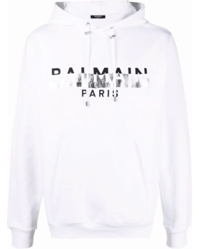 Hoodie Balmain vit