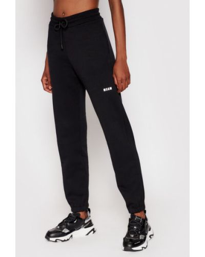 MSGM Pantaloni trening 2000MDP500 200001 Negru Regular Fit