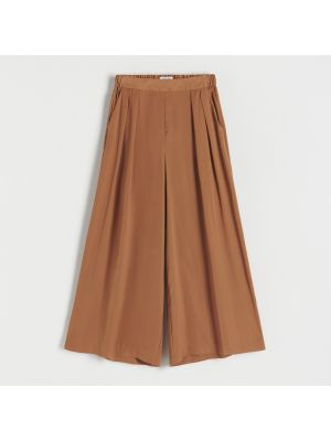 Pantaloni culottes Reserved maro