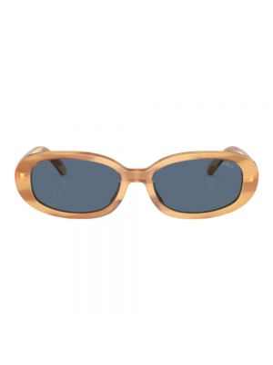 Okulary przeciwsłoneczne Polo Ralph Lauren beżowe