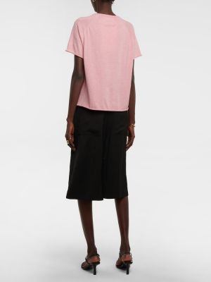Tricou din cașmir Extreme Cashmere roz
