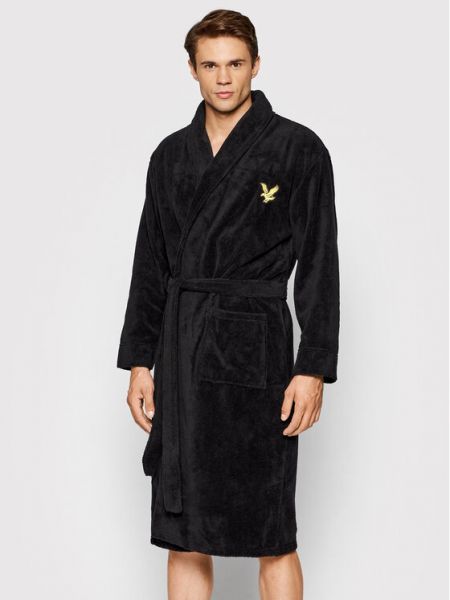 Szlafrok Jeremy LSGWN015 Czarny Lyle & Scott