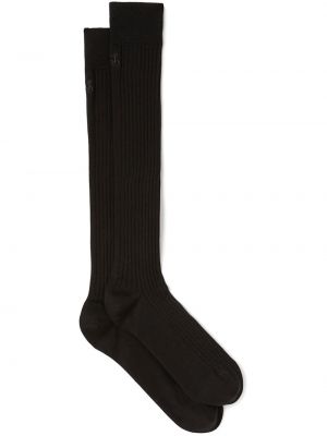 Чорапи бродирани Jil Sander черно