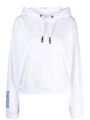 Hoodie con stampa Mcq bianco