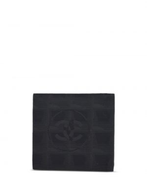 Raštuotas piniginė Chanel Pre-owned juoda