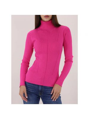 Jersey cuello alto Actitude rosa