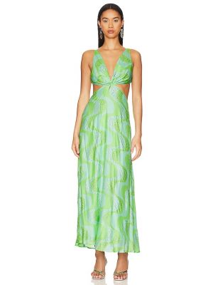 Sukienka długa Sundress - Zielony