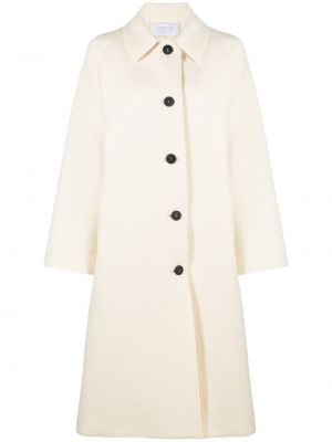 Vlnený kabát Harris Wharf London biela