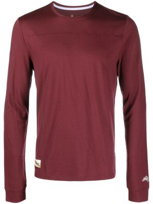 Långärmad t-shirt Tracksmith röd